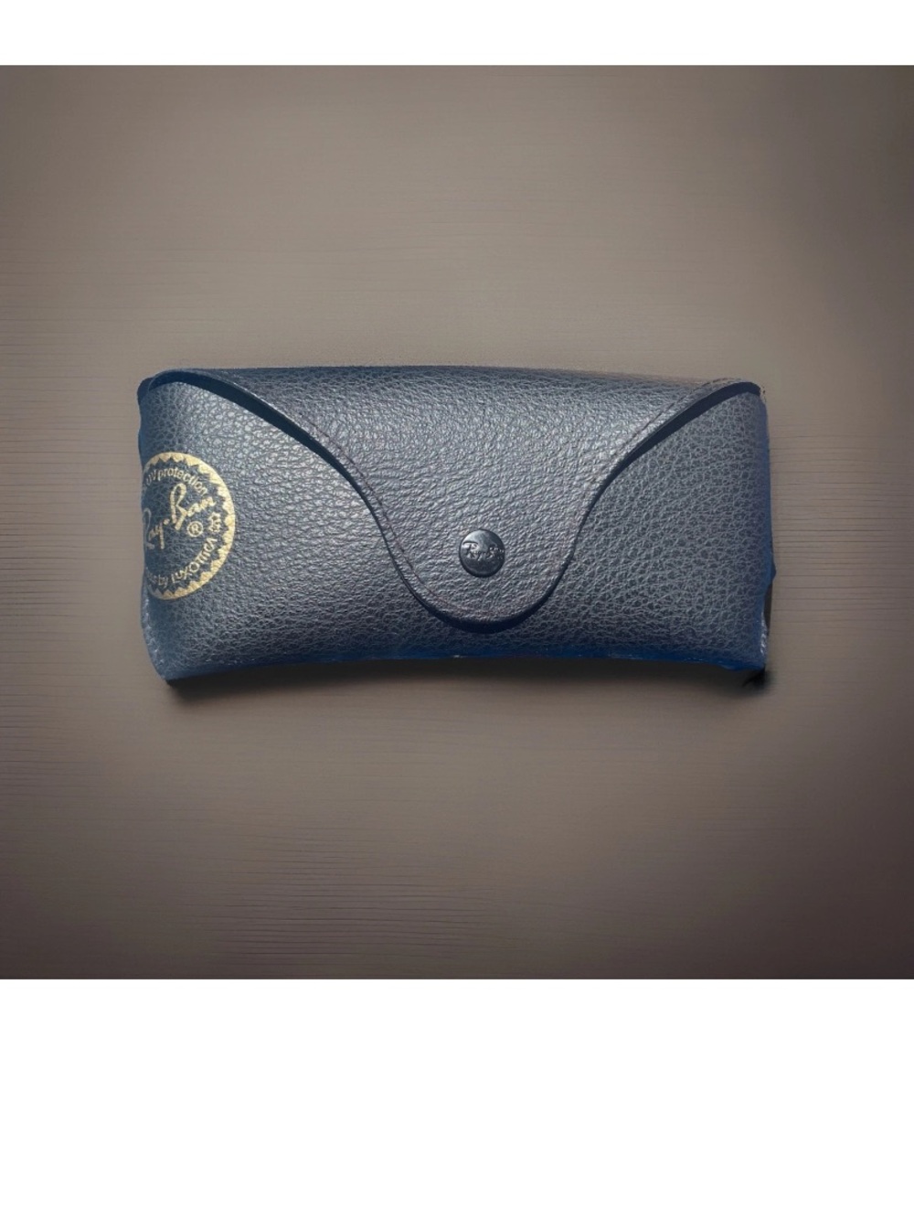 Ray-Ban Black Case with Gold Logo Stamp
